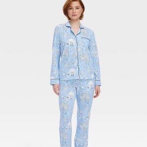 Light Blue Floral Pajama Set Roller Rabbit